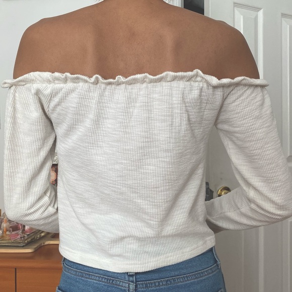 White off shoulder top - Picture 2 of 2
